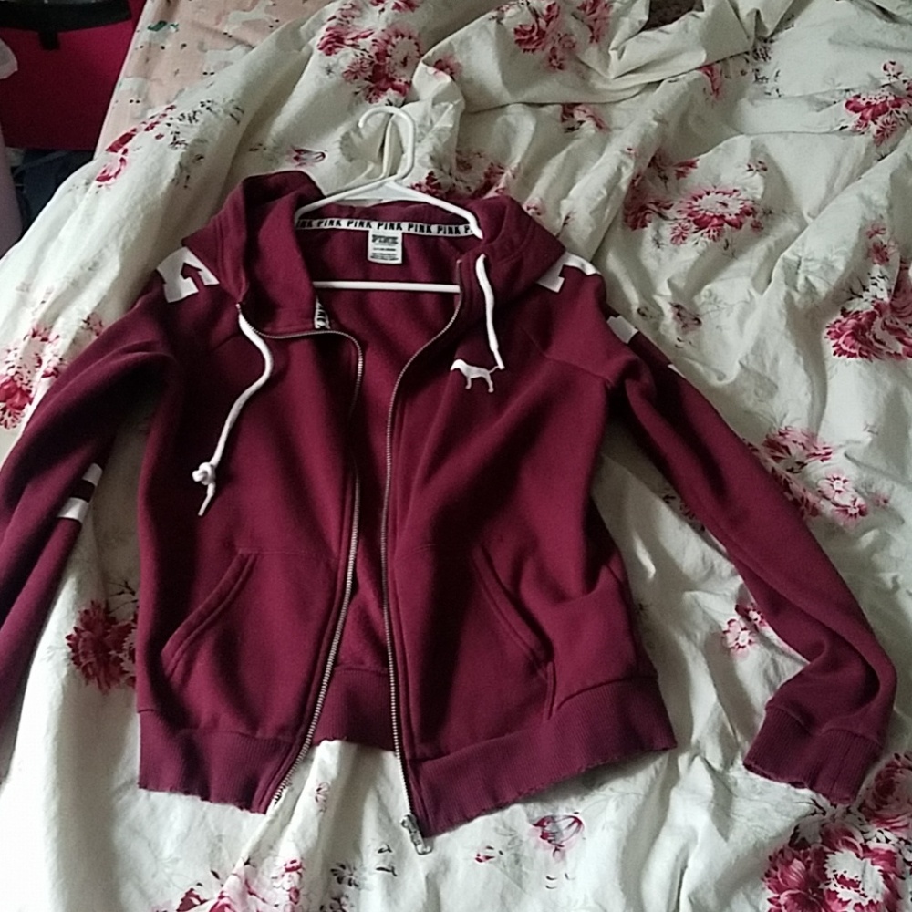 Pink hoodie